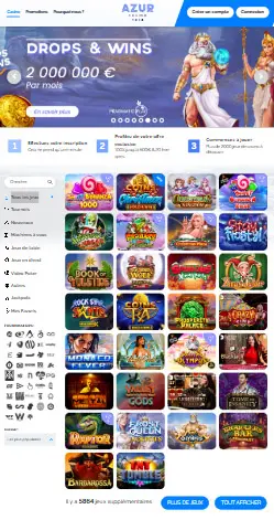 l'application et interface Winzter Casino