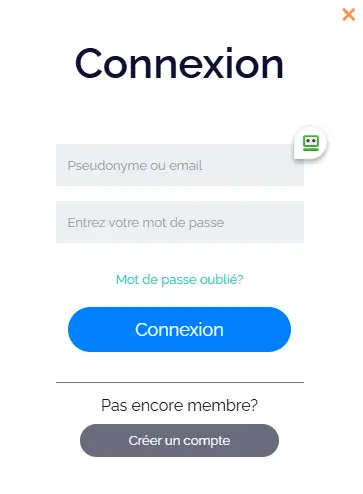 Connexion des membres du Winzter Casino